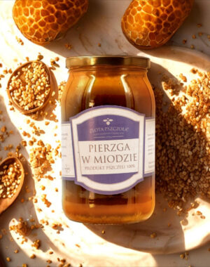 Pierzga w miodzie
